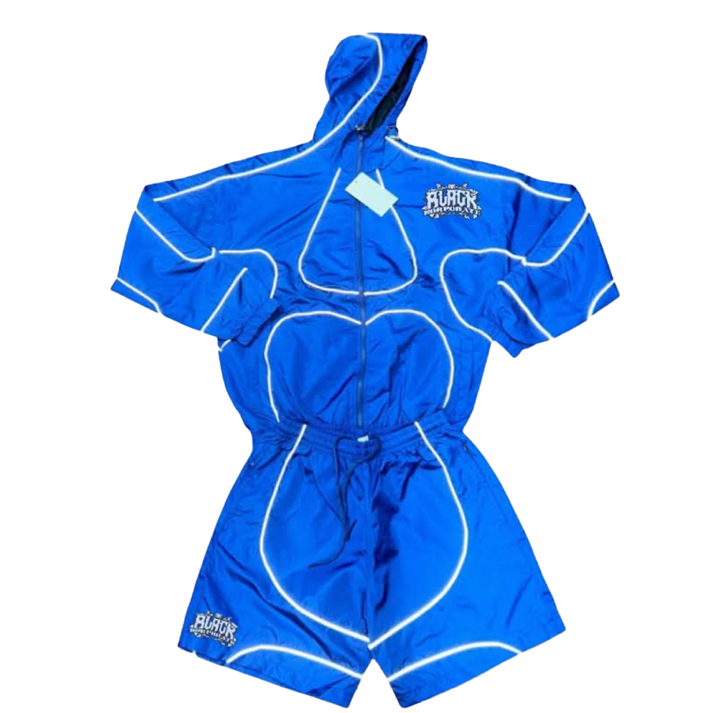 Black Korporate Short Sweatsuit