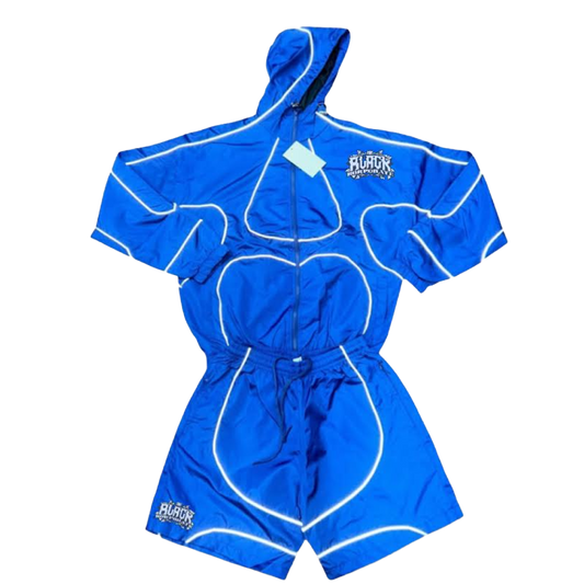 Black Korporate Short Sweatsuit